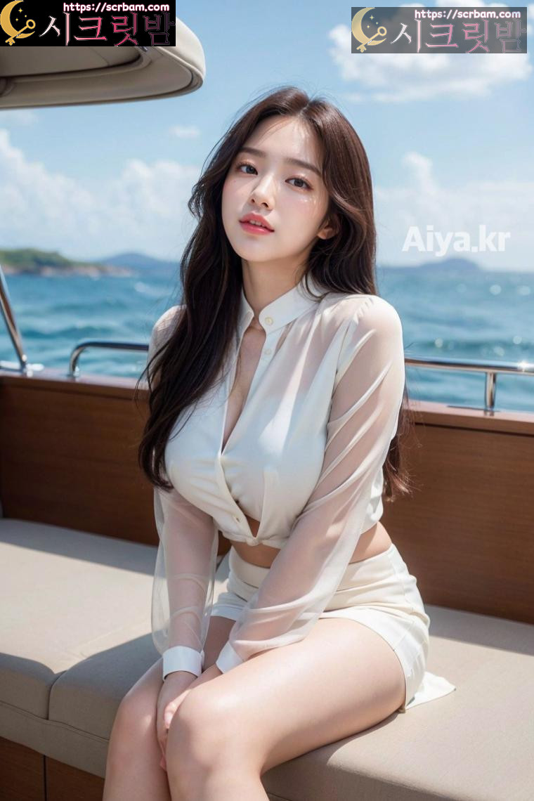 AI 요트에서 여자친구와 함께